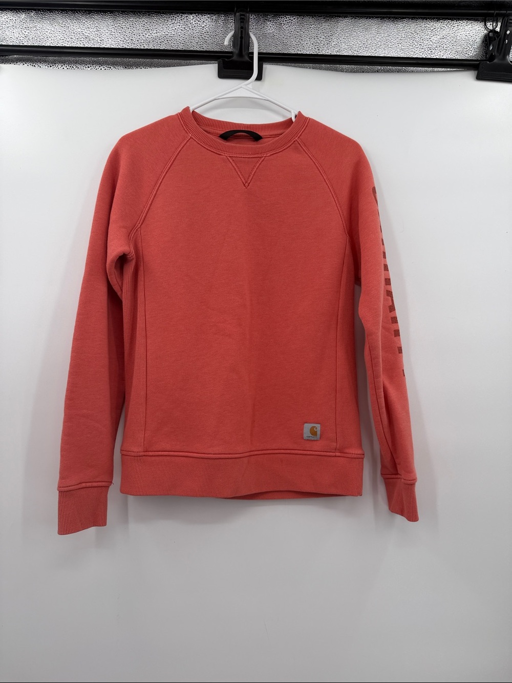 Carharrt coral xs pullover sweater